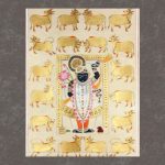 Shrinathji Pichwai Painting with Sacred Cows Nathdwara Style