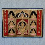 Sacred Prosperity Goddess Lakshmi Tanjore Painting