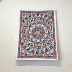 Madhubani Circular Folk Art Painting