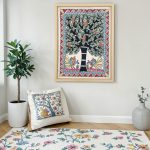 Madhubani Tree of Life Painting - Image 3