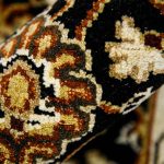 Midnight Floral Hand Knotted Rug - Image 3