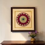 "विरासत" Handcrafted Natural Munj Grass Wall Art - Image 3