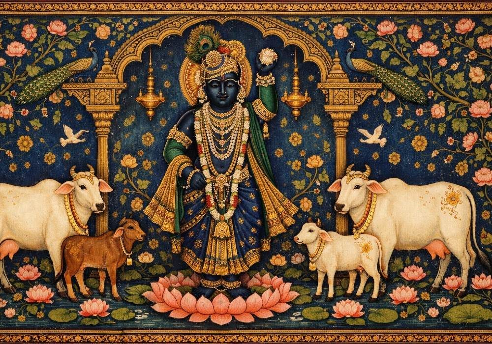 ortir indian Pichwai Art 484